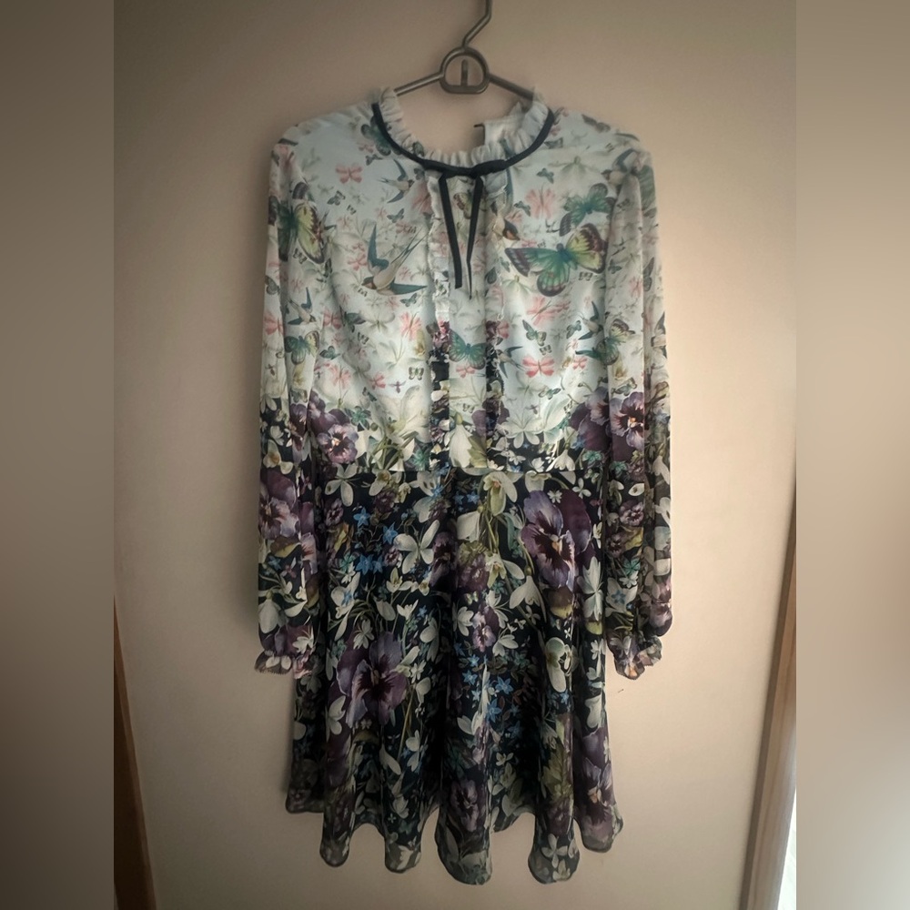 Ted Baker Meelia Entangled Enchantment Dress Size 3 (US 8) - Picture 3 of 16
